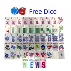 Fichas de Mahjong Personalizadas Aspen Glow, Amuletos de la Suerte, Acrílico Tallado de Doble Cara, Lujo Moderno, para Reuniones de Amigos, Venta al por Mayor y Menor - Product Image 2