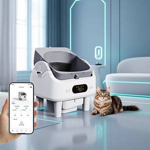 Bac à litière pour chat directement de l'usine, Arenero, bac à litière fermé, anti-éclaboussures - Product Image 1