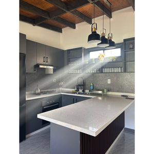 Gabinetes de Cocina <span class=keywords><strong>Prima</strong></span> con Acabado Laca de Superficie Lisa, Construcción de Madera Sólida <span class=keywords><strong>Natural</strong></span> - Product Image 6