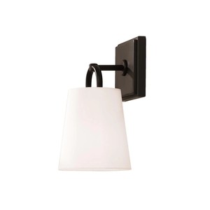 Modern LED <b>Wall</b> <b>Light</b> for Living Room Bedroom Study or Hotel-Elegant Art Deco Coffee Fabric Colored Lampshade <b>with</b> Iron Body - Product Image 3