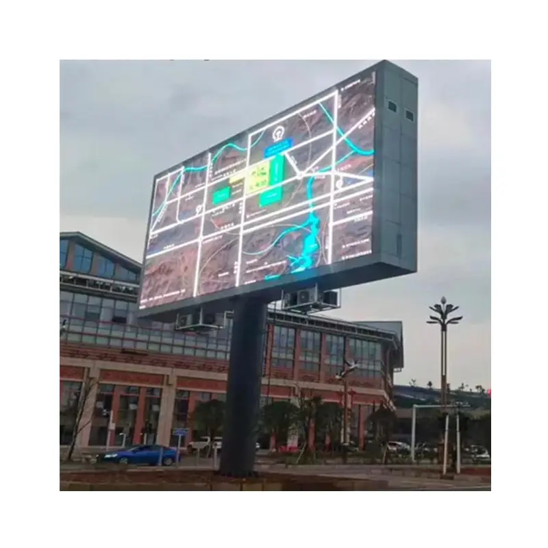 Pantalla LED P8 Outdoor LED e Display de Vídeo Digital Placa de sinalização para publicidade rodoviária