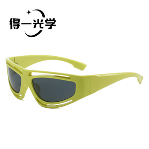 Sports Sunglasses PC Frame UV400 Protection Black Lightweight Cycling <b>Eyewear</b> - Product Image 2