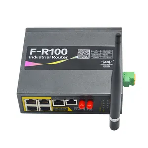 F-R100 Quattro-Fede industriale GPRS/3G/4G/LTE router 3g incorporato ethernet gps dati router