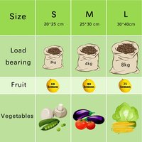 Katoenen gaas zakjes voor boodschappen, herbruikbaar met bijenwas voedselwraps / biologisch / wasbare groentezakjes met trekkoord en weegschaal