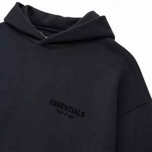 Venta Directa de Fábrica: <span class=keywords><strong>Sudadera</strong></span> con Capucha Ba Ji 22SS <span class=keywords><strong>FOG</strong></span> Flocked Sólida para Otoño - Marca Transfronteriza de Moda, la Más Vendida, de Algodón - Product Image 5