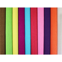Kertas Crepe Warna Berkualitas Tinggi Grosir untuk Bahan DIY Bunga, Kertas Pembungkus Kado, Kertas Kerajinan Seni, Kerajinan Tangan