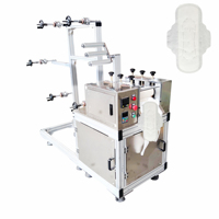 Machine de fabrication de serviettes hygiéniques à ultrasons à faible coût, fabriquée en Chine, pour la production de serviettes hygiéniques avec composants essentiels PLC et moteur