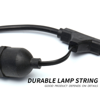 Câble d'éclairage extérieur robuste de 10 m, E27, qualité commerciale, étanche, pour bricolage, fête, jardin, patio, guirlande lumineuse de vacances