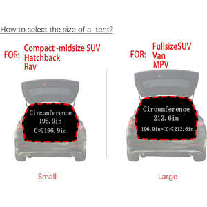 <span class=keywords><strong>Auvent</strong></span> de porte arrière pliable en polyester pour SUV/<span class=keywords><strong>Van</strong></span>, imperméable, léger, trois saisons, avec extension arrière simple, pour camping en extérieur - Product Image 6