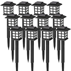 Lampes solaires LED pour allées, étanches, lampes solaires d'extérieur pour jardin/terrain/yard/patio/allée/pavé - Product Image 1