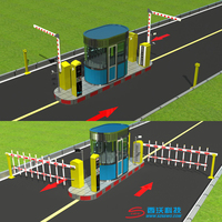 Système de stationnement de voiture, lecteur de cartes intelligentes RFID