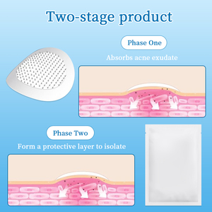 शरीर के जलरोधी त्वचा देखभाल पिम्पल पैच हाइलूरोनिक एसिड निजी लेबल निर्माताओं के अदृश्य मुँहासे - Product Image 3