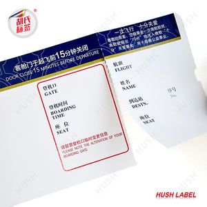 Carte d'embarquement personnalisée d'usine d'origine 120gsm-230gsm Billets d'avion Carte d'embarquement pour billets d'avion. - Product Image 2
