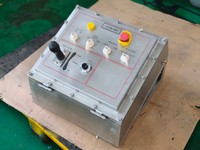 Boîtier de commande d'éclairage antidéflagrant DC24V 10A IP66 en acier inoxydable SS304, panneau électrique industriel pour zones dangereuses Ex Eb