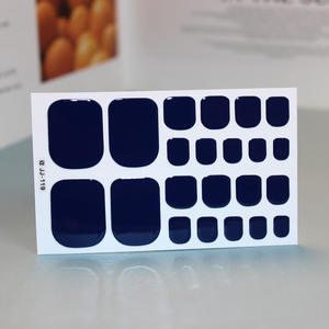 Autocollants pour ongles de pieds en gel semi-durcis, sans <span class=keywords><strong>lampe</strong></span> UV, bandes de gel pour ongles de pieds, emballage personnalisé, vente en gros d'art des ongles - Product Image 4