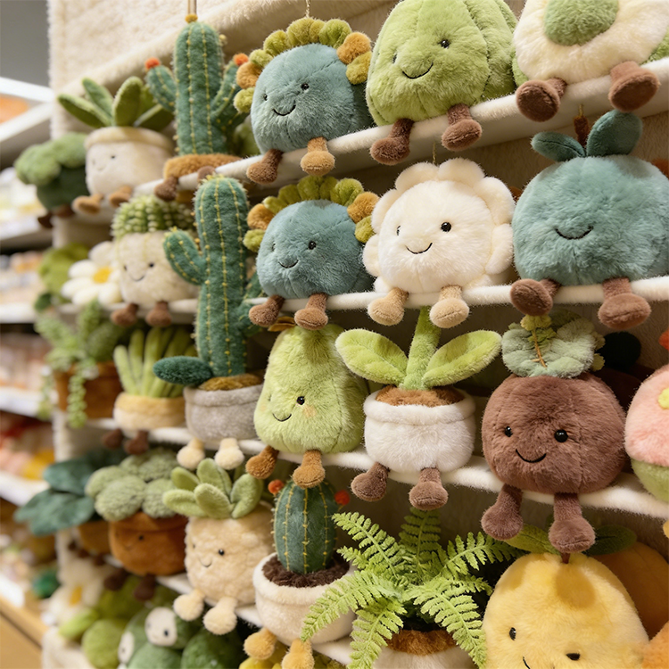Custom 8inch Cactus Fern Succulent Potted Plants Fruit Flower Plush Toys  for Wedding Bouquet Decor| Alibaba.com