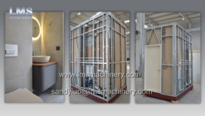 FrameMac C63 LGS C Máquina formadora de rollos de acero de calibre ligero 63x41mm <span class=keywords><strong>Componentes</strong></span> de núcleo de cojinete de Motor de vaina de baño prefabricada portátil - Product Image 5