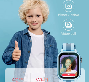 ساعة ذكية للأطفال VK36 Pro بتقنية 4G مقاومة للماء IP67 ببطارية فائقة 700 مللي أمبير واي فاي LBS GPS مكالمات فيديو بطاقة SIM نظام أندرويد وآي أو إس شاشة IPS - Product Image 2