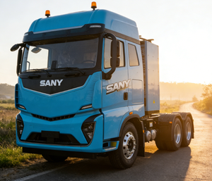Tracteur électrique Sany 6x4 à énergie nouvelle, performances stables pour le transport routier et le transport de conteneurs - Product Image 5