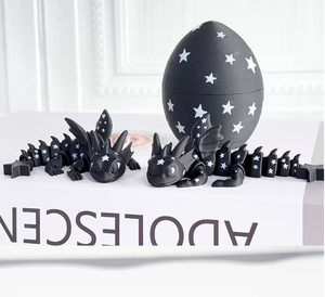 Figurines Dragon Black Star Dragon Egg avec mini jouets dragon, objets de collection fantastiques pour enfants de 7 à 12 ans - Product Image 5