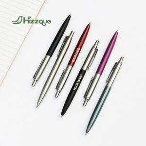 Bolígrafo Promocional Personalizado con Logotipo Estilizado para Oficina, Negocios, Estudiantes, de Plástico y Metal, Punta de Bola de 1.0 mm, Ancho de Escritura Hzzque - Product Image 1