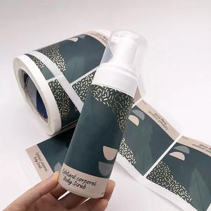 Phổ biến in ấn nhựa không thấm nước dính Nhãn dán nhãn cho thực phẩm mỹ phẩm nước giải khát BOTTLE-OEM có sẵn! - Product Image 6