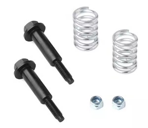 Pernos giratorios hexagonales ennegrecidos de fábrica de sujetadores, convertidor catalítico de acero negro de alta resistencia, Perno de culata de tubo de escape con brida - Product Image 1