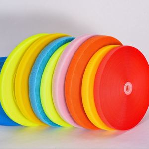 Black and White Color Factory Custom Premium Nylon Strong Sticky Glue Self <b>Adhesive</b> <b>Hook</b> and Loop Tape Magic Tape - Product Image 1