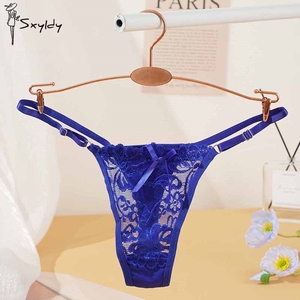Hot low rise sexy ren trong suốt <span class=keywords><strong>g</strong></span> chuỗi thong Quần Lót Phụ nữ cotton crotch thoáng khí sexy cô <span class=keywords><strong>g</strong></span>ái có thể điều chỉnh eo ban nhạc thong - Product Image 3