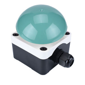 Interrupteur à bouton-poussoir d'urgence en plastique 10A 1NO IP65 étanche, adapté aux ateliers industriels et aux environnements difficiles - Product Image 2