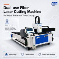 Machine de découpe laser à fibre CNC ADH à double usage (feuilles et tubes) pour la fabrication de métaux avec mandrin pneumatique