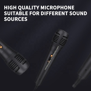 Microphones à condensateur de haute qualité, accessoires pour haut-parleurs, microphone filaire portable avec câble pour parler et chanter, vente en gros - Product Image 5