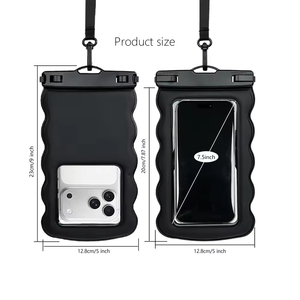 Nuovo Arrivo: Custodia Impermeabile Galleggiante IPX8 per Telefono Cellulare con Design a Onda da 7.5 pollici per iPhone 18 17 Pro Max e <span class=keywords><strong>Samsung</strong></span> S26 - Product Image 2