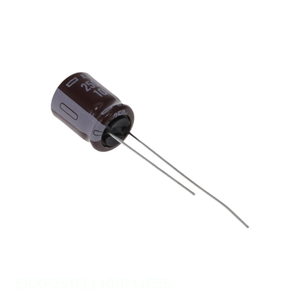 Condensador Original de Aluminio con Orificio Pasante, 10UF 20% 250V RADIAL TH 10 uF EKXF251ELL100MJC5S - Product Image 1