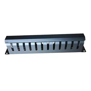 1u 19 Inch Cable Manager 24 Slot Horizontal Rack Mount Wire Management  Server Rack Cable Management - China Cable Management, Network Cabinet