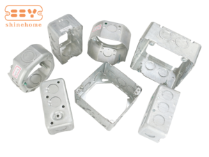 <span class=keywords><strong>4</strong></span>-11/16 "X <span class=keywords><strong>4</strong></span>-11/16" X 2-1/8 "正方形鋼亜鉛メッキ鋼ジャンクションボックス72171-1 1 1ノックアウト金属アウトレットボックス - Product Image 6