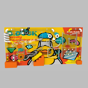 Jeu de boules murales pour bébé personnalisé OEM en usine Équipement de terrain de jeu intérieur cible pour enfants - Product Image 4