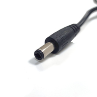 Cable de Alimentación de Alta Calidad de 1 m, 5.5x2.1 mm DC 5V a 12V / 5V a 9V, Cable USB para Router Wifi y Módem