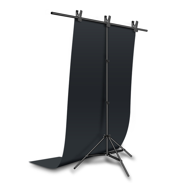 Black 120x200cm 47*79inch Photography Backdrop Paper Matte Reflection PVC Vinyl Seamless Background Seamless Water-proof