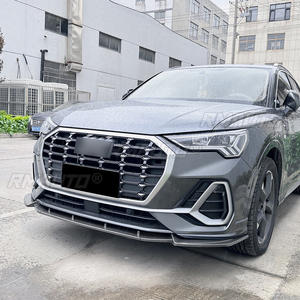 <b>For</b> Audi Q3 F3 Sline 2019+ Body Kit Front Bumper <b>Diffuser</b> Front Bumper Spoiler Splitter Lip Protector Cover <b>Car</b> Accessories - Product Image 4