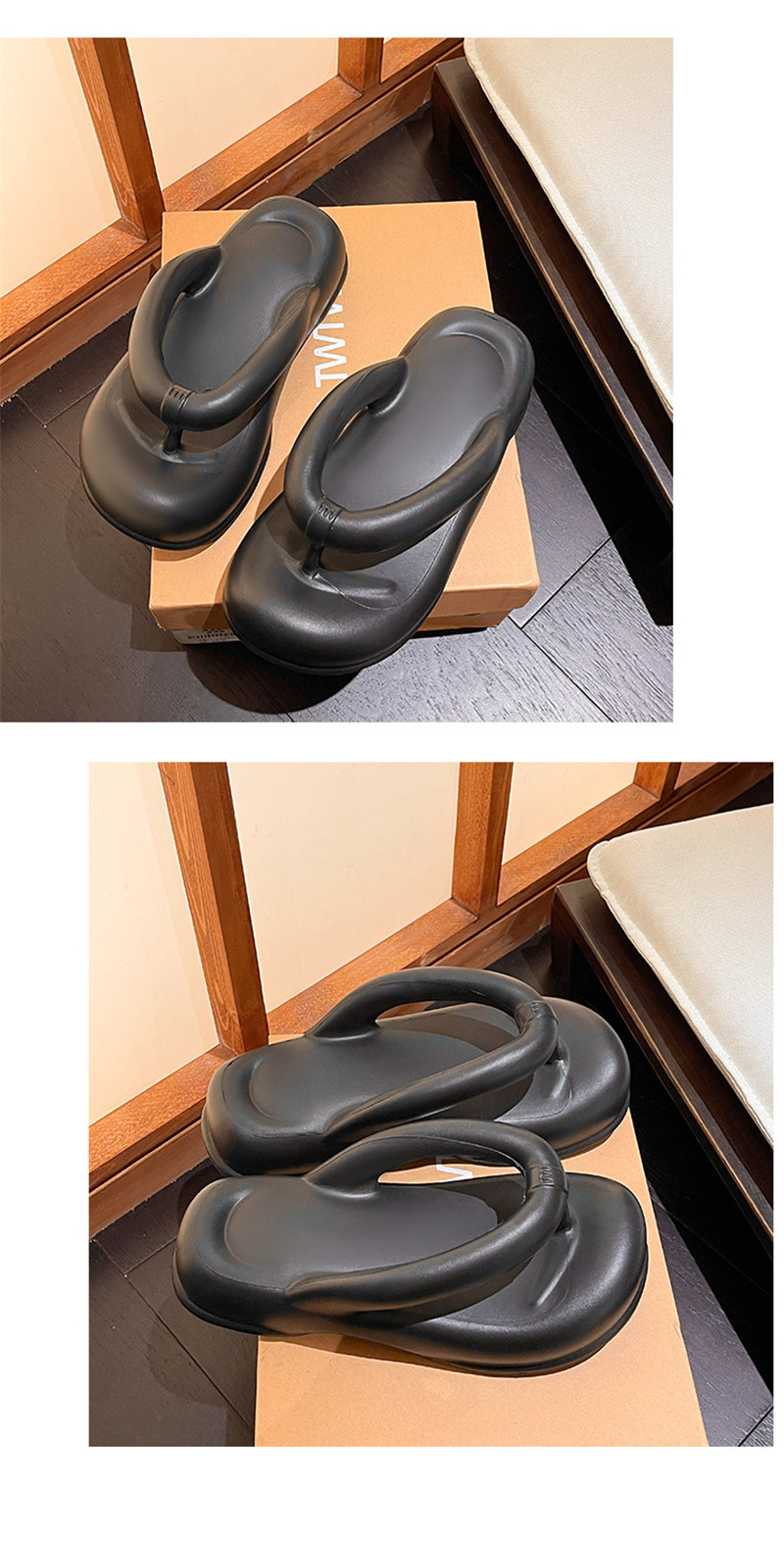 Summer Beach Plastic Slippers Women Wholesale EVA Flip Flops Thong Sandals Slipper Ladies