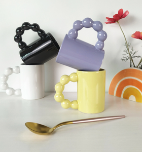 Corée du Sud INS grande oreille tasse sucre <span class=keywords><strong>gourde</strong></span> nouvelle tasse en céramique grande poignée bureau tasse à eau tasse à café - Product Image 2