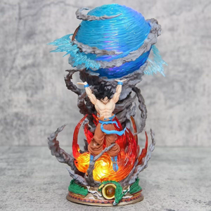Figura Gigante de Anime Serie Dragon-B, Estatua Coleccionable de Goku con Luz, Modelo Spirit Bomb Hunter, Venta al Por Mayor - Product Image 2