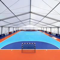 Tente en tissu PVC avec structure en alliage d'aluminium à grande portée pour terrains de sport intérieurs et extérieurs