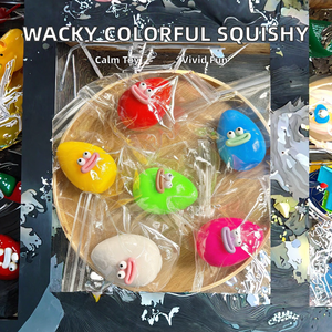 Juguete Blandito con Forma de Huevo y Boca Grande Syh1439, Colorido, de TPR, para Aliviar el Estrés, Regalo para Niños y Adultos, Venta al Por Mayor - Product Image 2