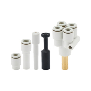 Conector Rápido PinK, Tapón Neumático para Tubo de PP, Serie KQ2, 4, 6, 8, 10, 12, 16 mm, Conexión Directa, Plástico de Ingeniería - Product Image 1