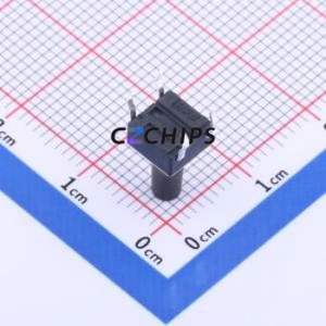 K2-6639DP-O3SW-04 Tactile Switch Through hole Component (THT)-4P,6x6mm Switch 1.8N Through Hole 6mm 6mm - Product Image 2