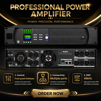 Amplificateur de puissance Nuoxun 2650W Classe D 4 canaux Équipement audio DSP