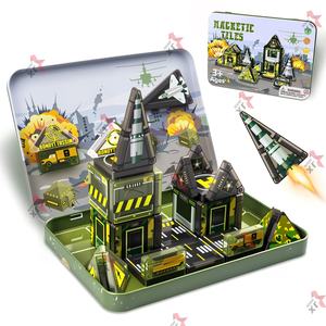 ชุดของเล่นแม่เหล็กแบบพกพา 42 ชิ้น บรรจุในกล่องดีบุก ขนาด 3.75 ซม. ของเล่นแม่เหล็กขนาดเล็กสำหรับเด็ก กำลังเป็นที่นิยมในปี 2025 - Product Image 1