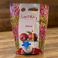 Pochette Doypack personnalisée imprimée en héliogravure, recyclable, écologique, de qualité alimentaire, pour jus, avec robinet, poignée et trou de suspension